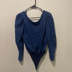 Denim Bodysuit